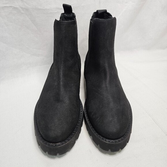 Thursday Boot Co Legend Chelsea Matte Black Suede Leather Women's Size US 8.5 - Picture 2 of 10
